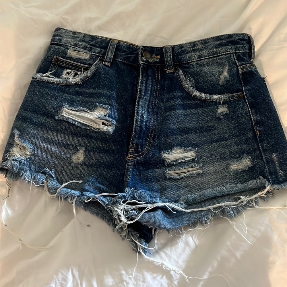 Zara Cut Off Jean Shorts